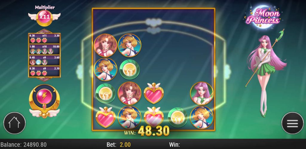 ムーンプリンセススロット ストーム