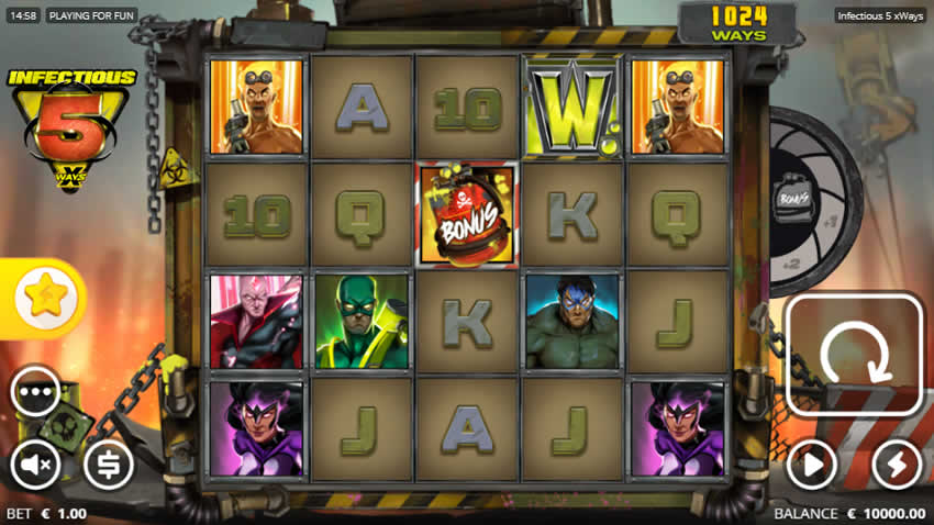 インフェクシャス 5xWAYS スロット 無料デモ